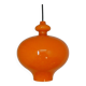 Orange glass pendant lamps by Hans Agne Jakobsson
