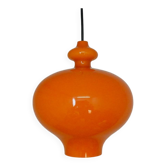 Suspensions en verre orange par Hans Agne Jakobsson