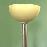 Mid Century Modern opaline glass 3-light chandelier