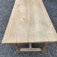 Table de ferme en chêne brut, XIXème