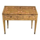 Eighteenth-century Venetian sloped desk with grotesque decoration.
