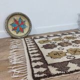 Handcrafted Moroccan Berber Rug 134 X 90 CM