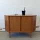 Bar d'angle placage teck