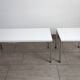 1960s square side coffee table