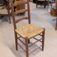 Lot of 6 straw chairs