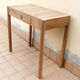 Table in beech wood slab Italy 50s