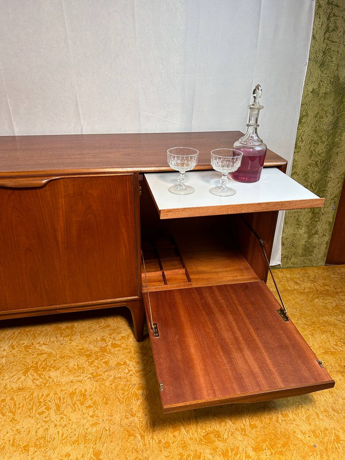 Mid century retro vintage teak McIntosh sideboard 1960 Dunvegan