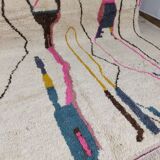 Handmade moroccan berber carpet 293 x 187 cm