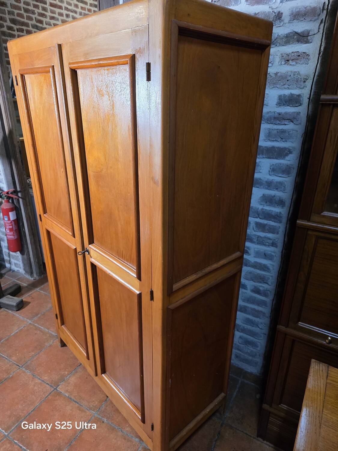Vintage school locker from the 1960s