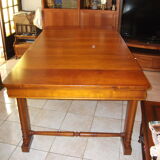 Table with a pane of cherry solid wood