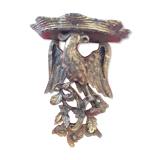 Golden wall shelf, eagle motif