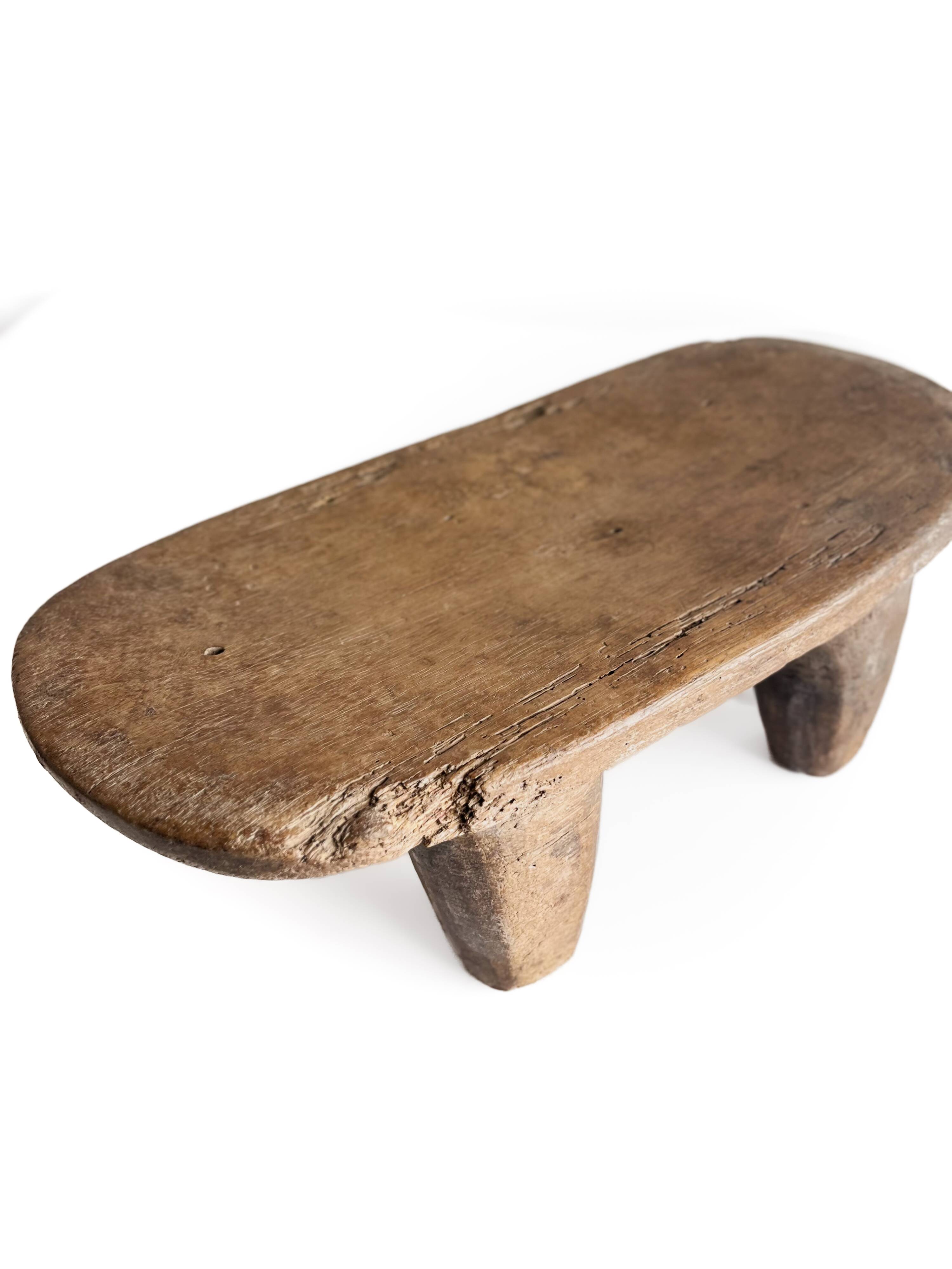 Antique Senufo S N2 "Collector" Stool in Wood | Hand Carved