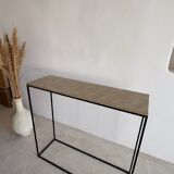 FLORENCE MARBLE CONSOLE BEIGE DIMENSION L100 X D30 X H85