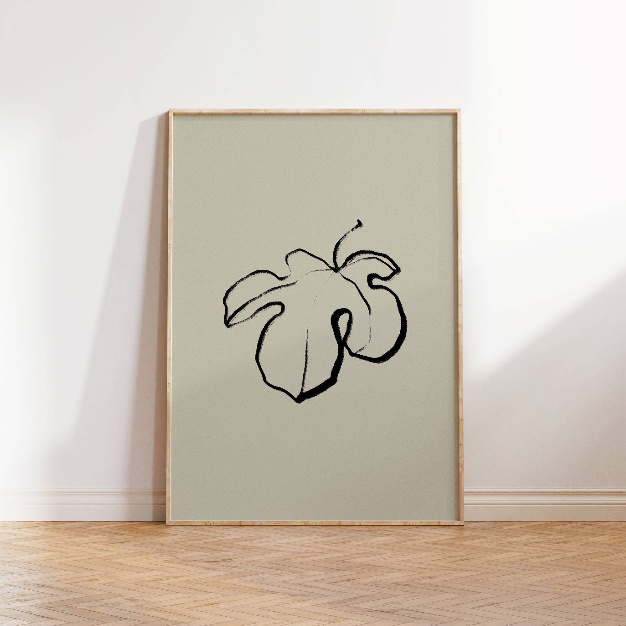 Botanical illustration giclee print, 50x70 cm