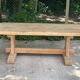 19th century solid oak monastery farmhouse dining table 200cm