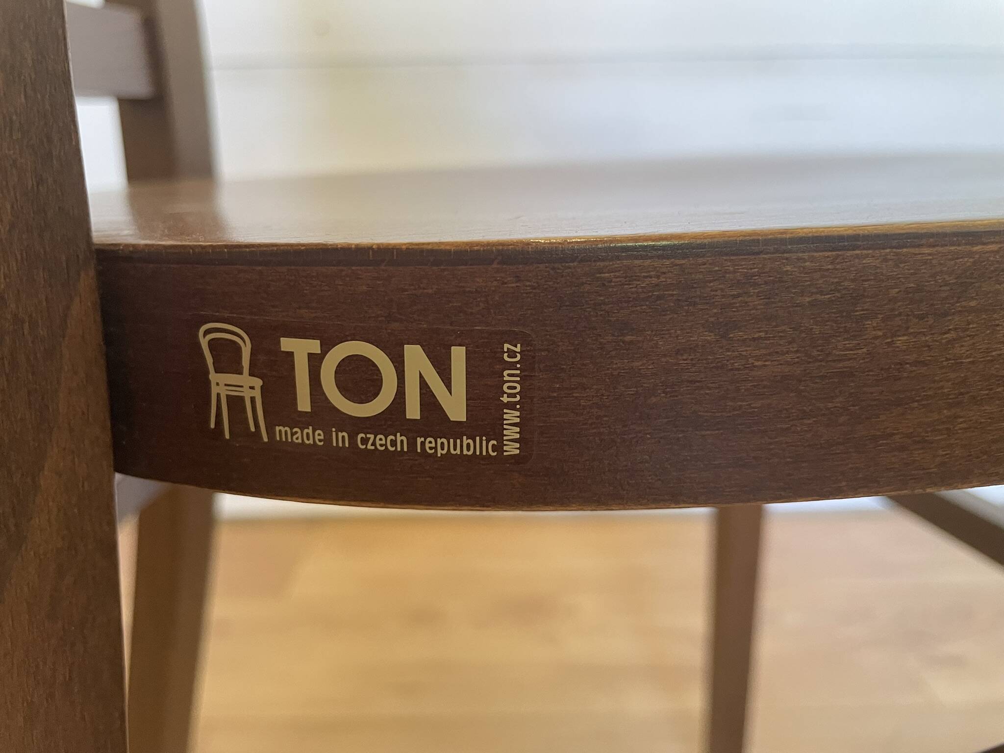 Set of 4 TON bistro chairs