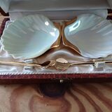 Salt and Pepper Shakers in Limoges Porcelain R.Montigny