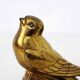Serre livres "oiseaux" en laiton et marbre