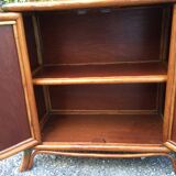 Bamboo and cane shelf