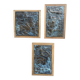 Vintage triptych in repoussé copper Judaïsa - signed