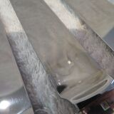 12 silver plated table knives, Christofle Atlantide model