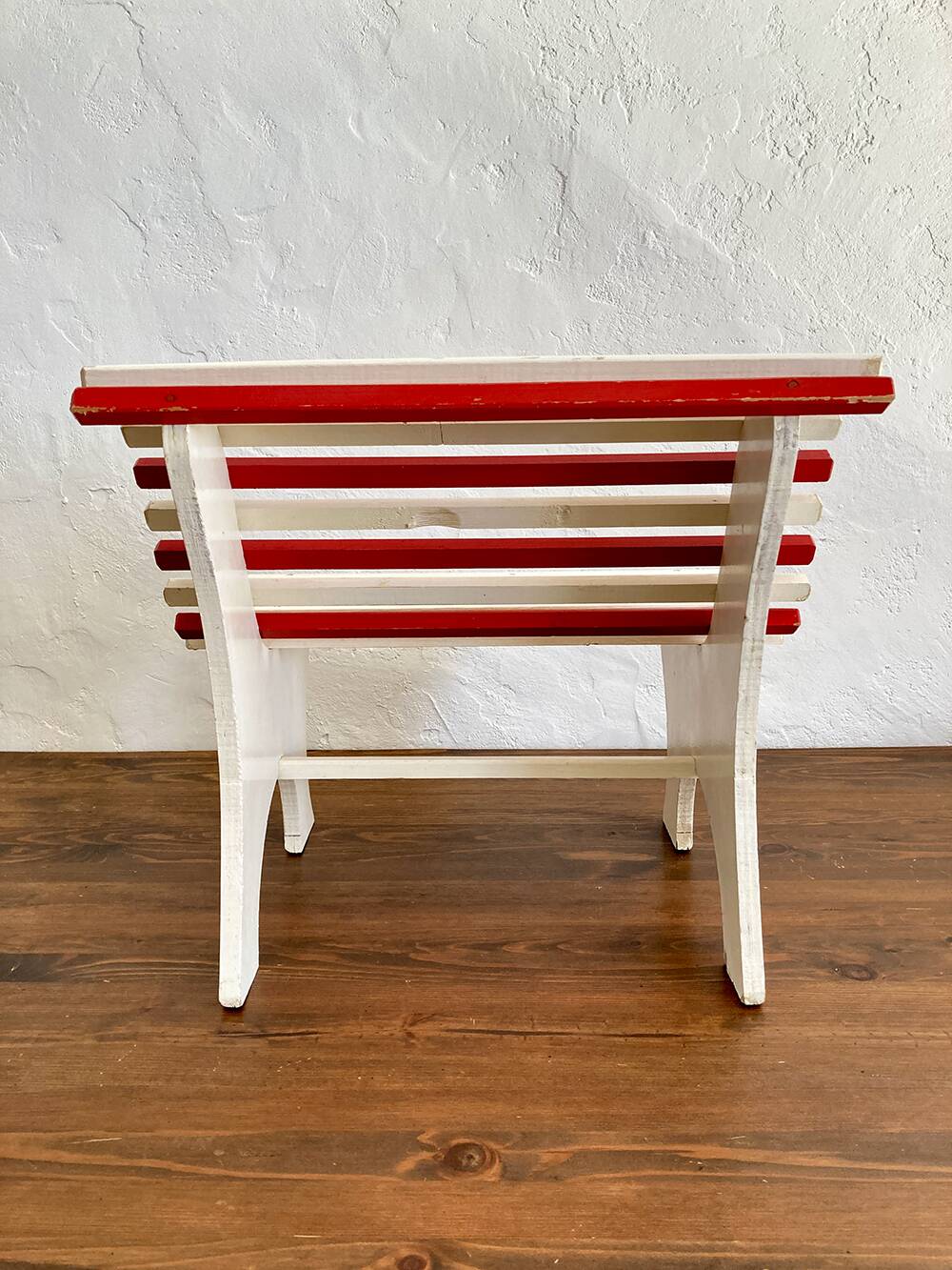 Wooden children's bench