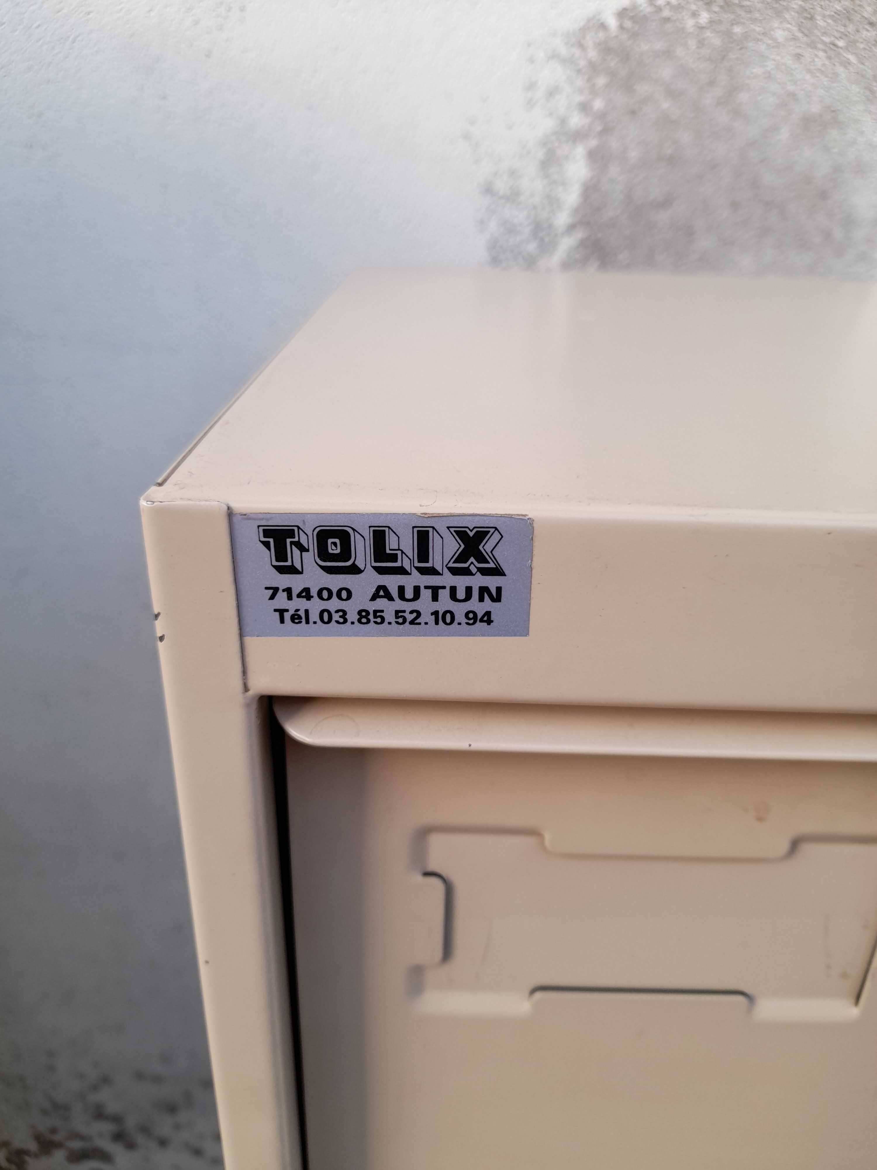 Tolix iron claplet cabinet