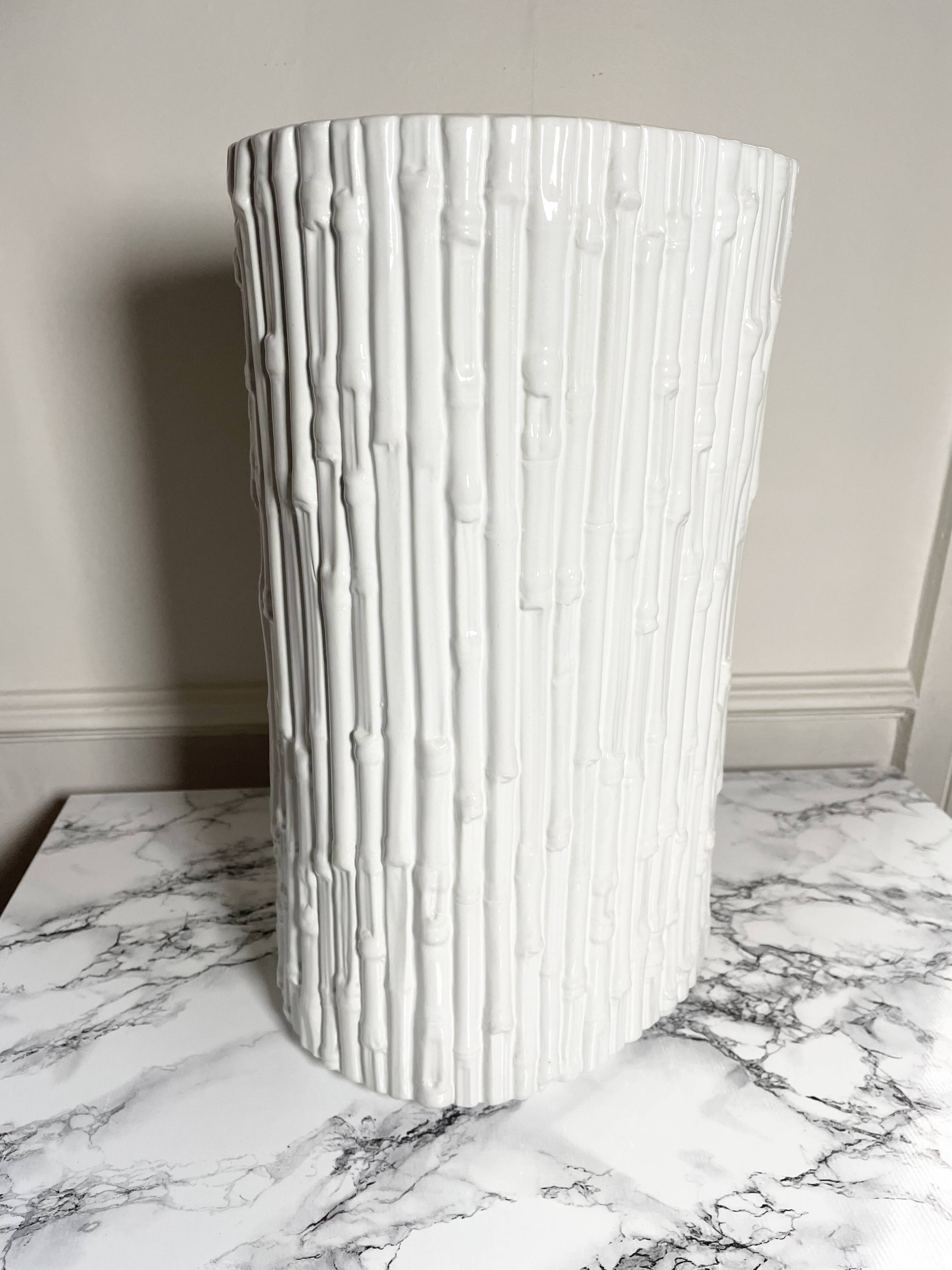 Porte parapluie céramique blanche Chaumette