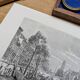 Utrecht, Netherlands, Vintage engraving, printed in 1879.