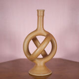 Brutalist terracotta vase