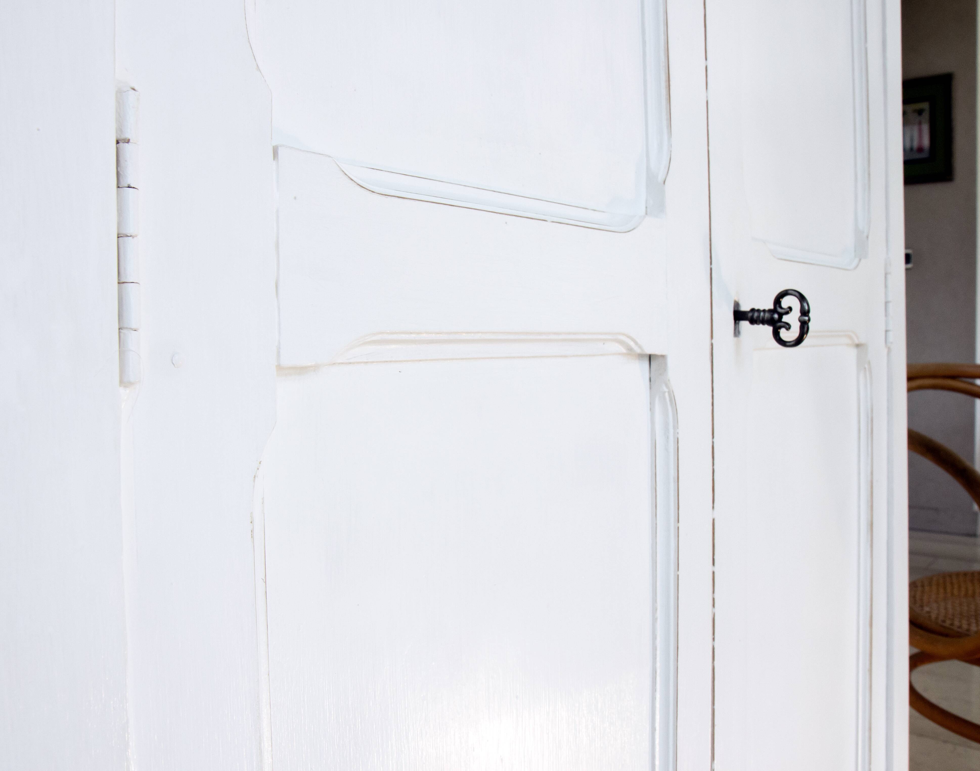 White patinated Parisian wardrobe, year 50