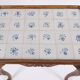 Antique tile table - Patinated oak - Rococo style - Dutch tiles - 1780