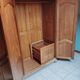 Solid oak wardrobe