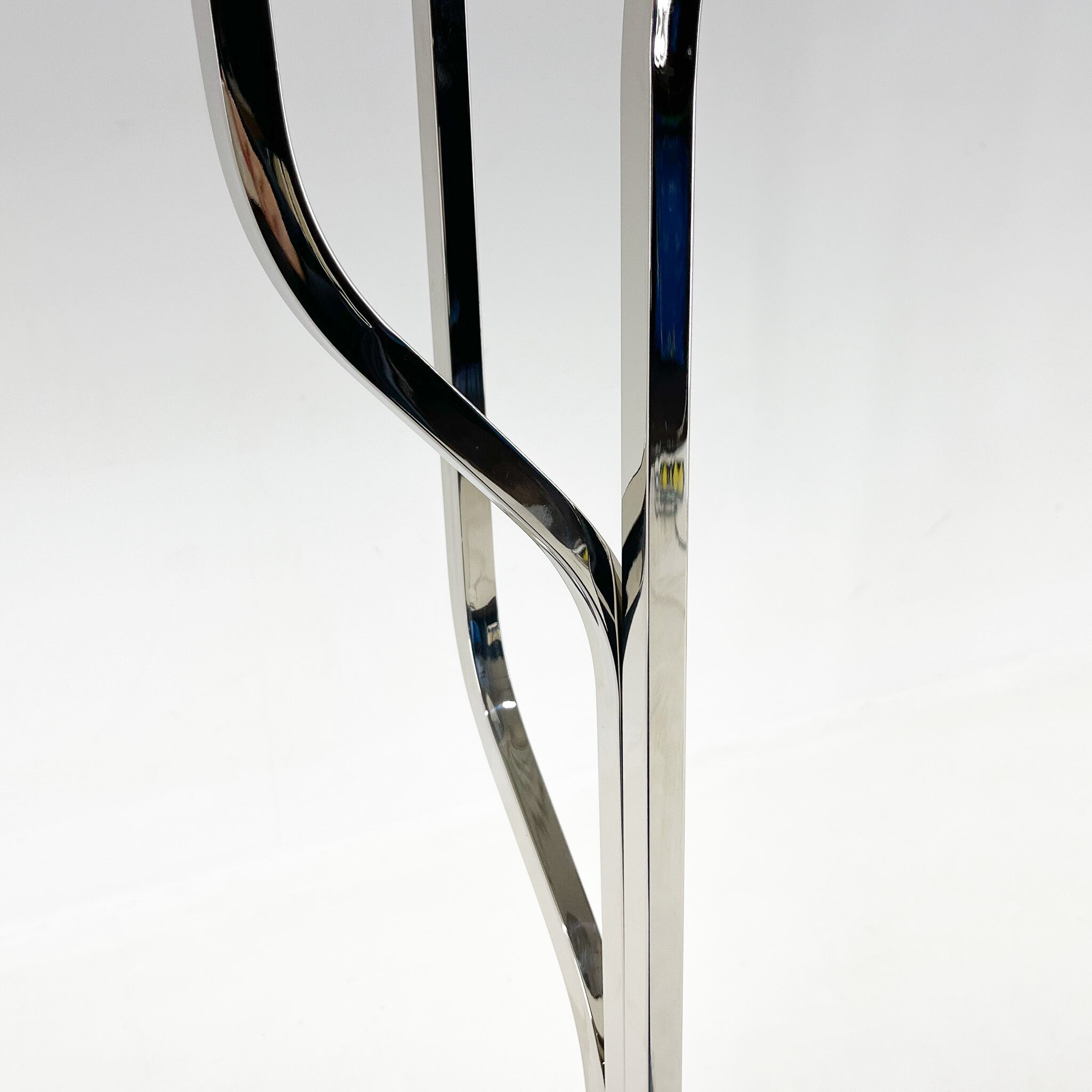 Italian Chrome & Murano Glass 'Magic Mushrooms' Floor Lamp, 1970's