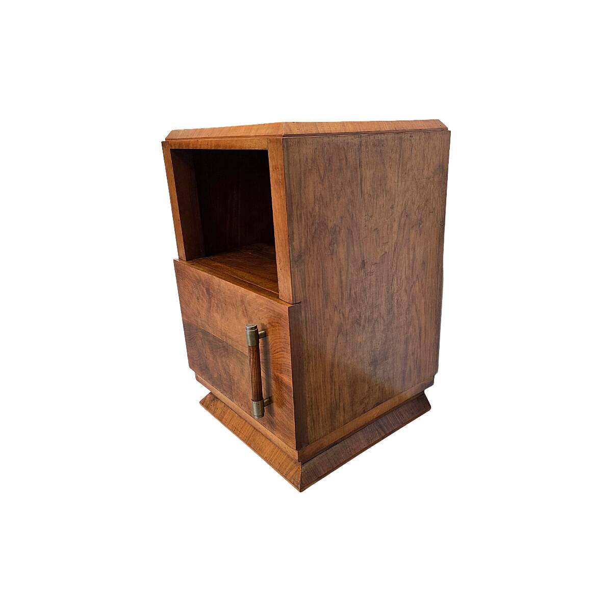 Table de chevet Art déco en acajou, années 1920/30