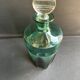 Carafe Art déco bleu turquoise
