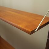 Teak system bookcase, Norwegian design, 1960s, production: Blindheim Mobelf