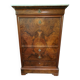 Former secretary Louis-Philippe in walnut and marble – 19th century