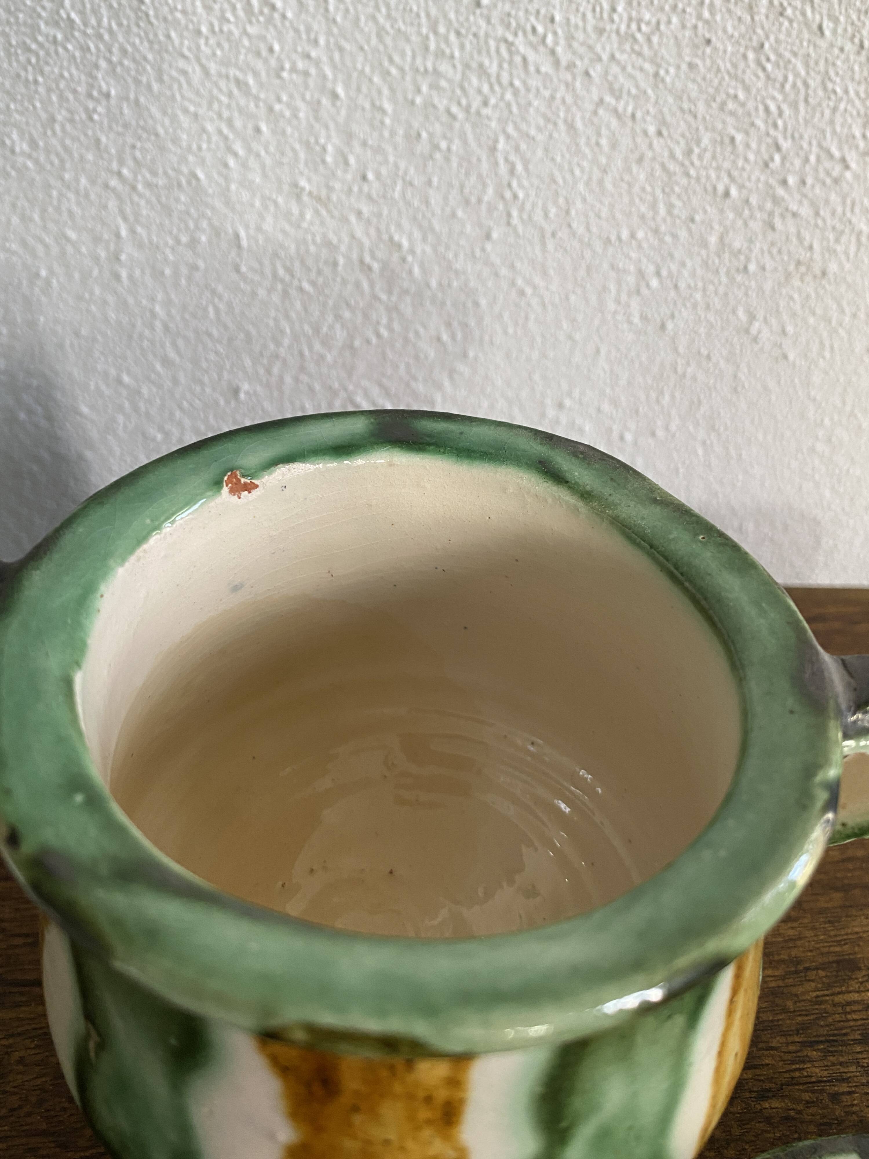 Pot à épices céramique vernissée