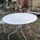 Antique wrought iron garden furniture