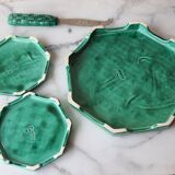 Digoin slushie trivet/bottle and cheese knife set
