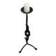 Mid-century brutalist candle holder