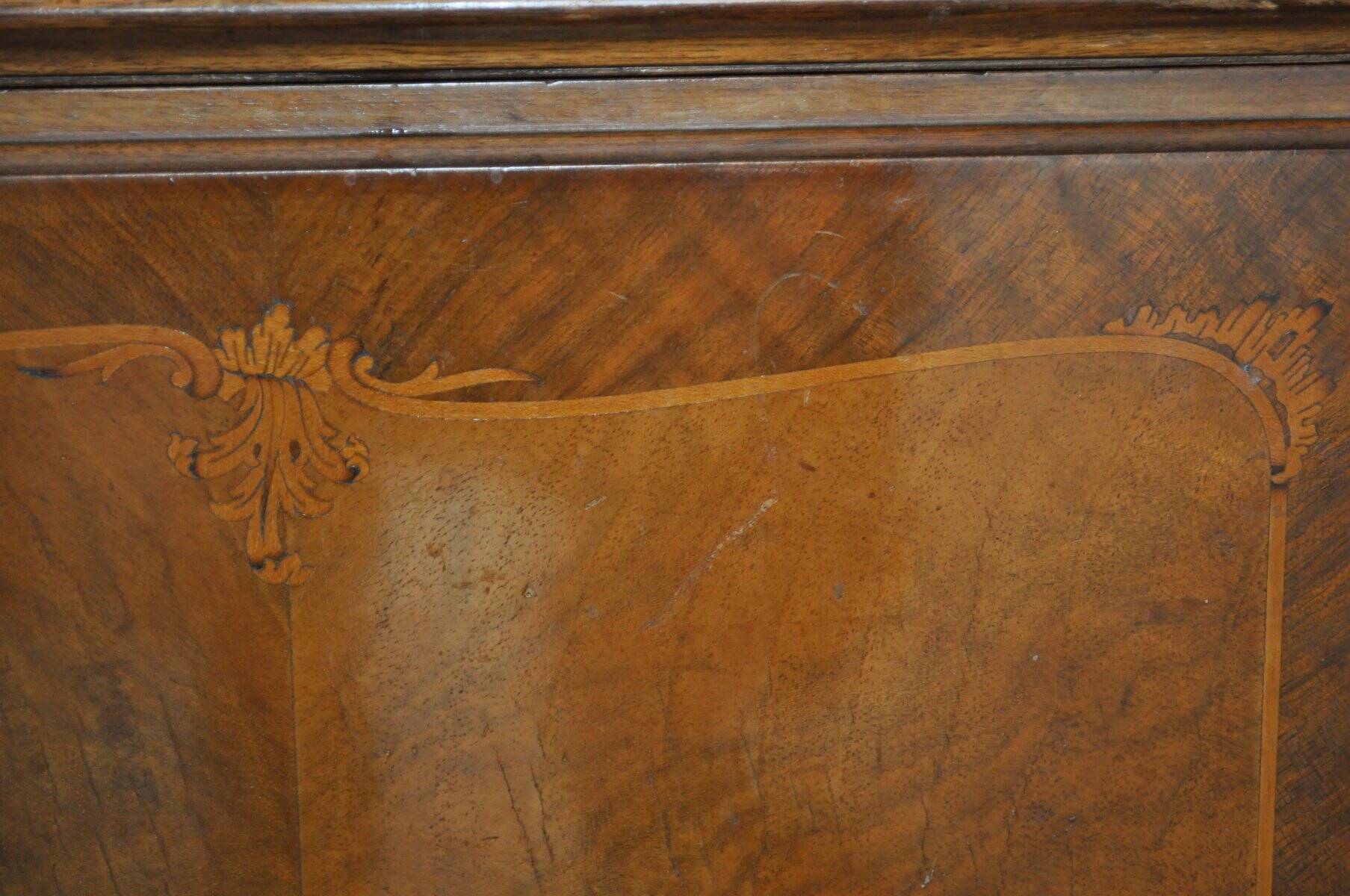 Small antique Baroque cabinet, 1890s