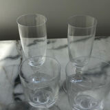 Set of Lalique stemmed glasses