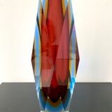 Vase en verre de Murano par Flavio Poli