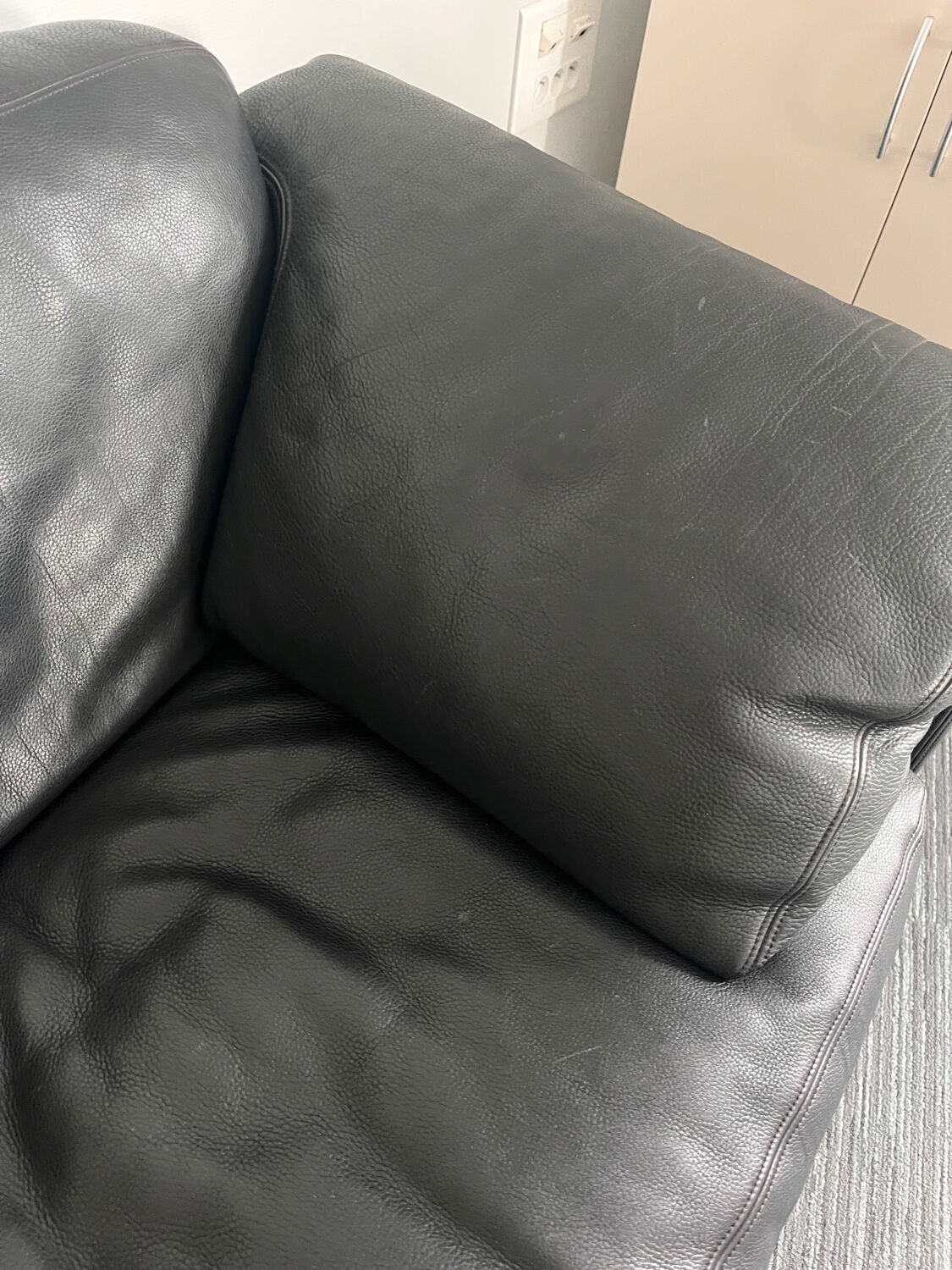 Canapé cuir Ds17-123 De Sede ( designer Antonio Citterio)