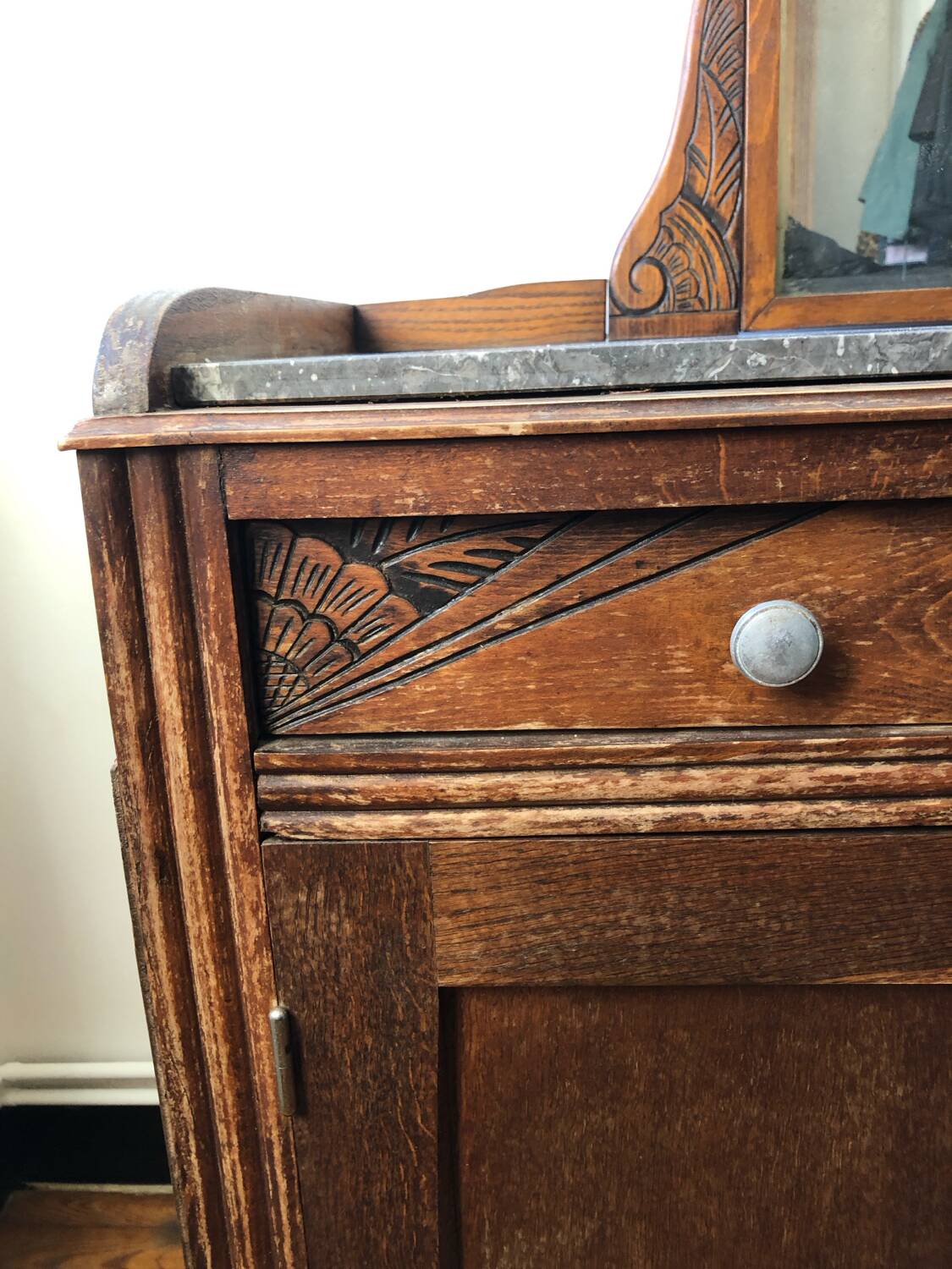 Coiffeuse Bois Sculptée 1920s