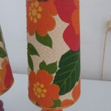 Pair of table lamp kitsch vintage bedside lamp