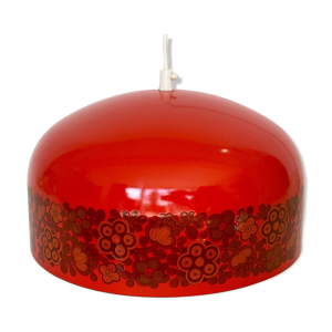 Lampe suspendue en émail de milieu