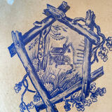 Old Compote Dish Terre de Fer Franco-British Company Sordoillet Cot